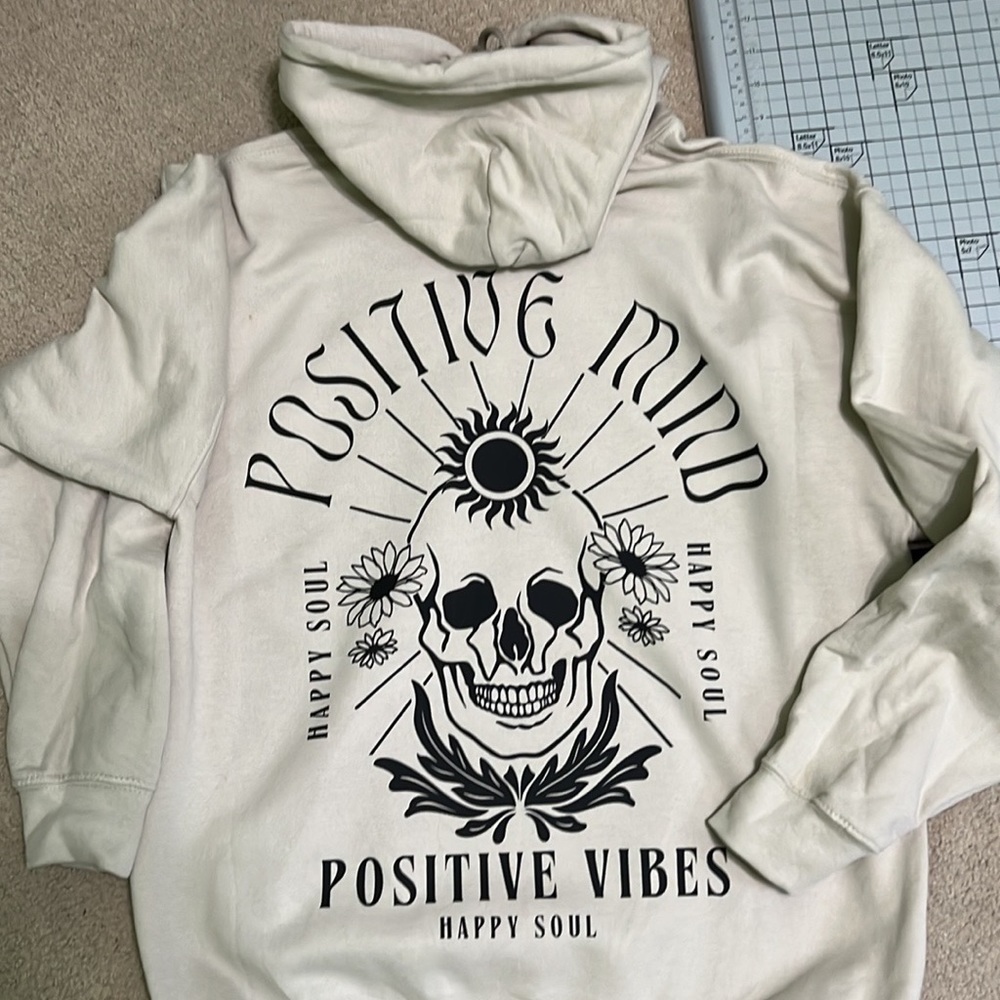 Positive mind hoodie